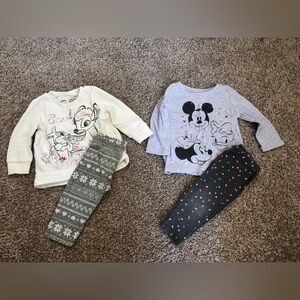 Girls 12m Disney bundle - Mickey & Friends and Bambi Styles